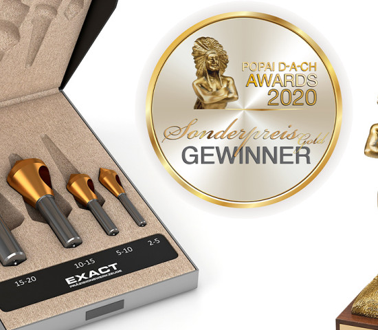 Natureline brachte Exact den Sonderpreis Umwelt in Gold beim Popai DACH Award ein.&nbsp;