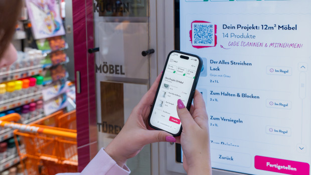 Der Anbieter führt die Kundinnen und Kunden am Terminal Schritt für Schritt durch ihr Projekt.&nbsp;