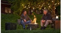 Outdoor-Ikonen in Schwarz