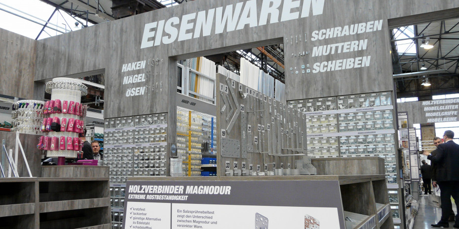 Das neue Modul erinnert an traditionelle Eisenwarenhandlungen.