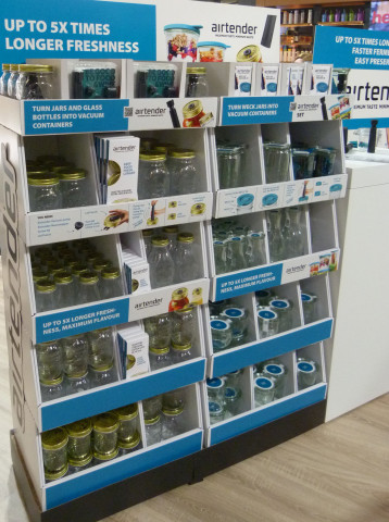 Ein Highlight am Stand der Glas-Experten: das Vakuumierungs-System Airtender.&nbsp;