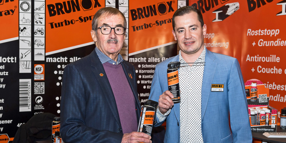CEO Bruno Lieberherr sen.&nbsp;und Bruno P. Lieberherr jun.&nbsp;von Brunox in Köln.