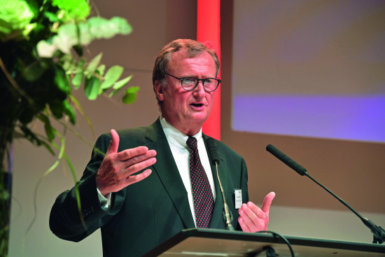 Reinhard Wolff hielt an diesem Abend die Laudatio.&nbsp;