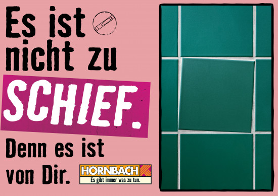 Auch bei der OOH-Werbung wird das Kampagnenmotto weitergeführt.&nbsp;