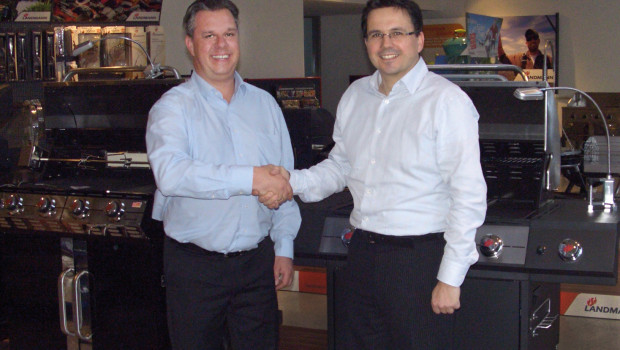 "Echte Partnerschaft": Michael Hoffmann (l.), Team Gut Glut, und Landmann-CEO Andreas Krebs.