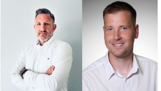 Domenico Rizzo (links) und Billy Wenk&nbsp;arbeiten seit dem 1. Oktober im Vertrieb des Anbieters von Kleb-, Dicht- und Dämmstoffen.&nbsp;