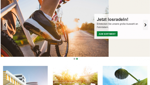 Am 1. Juli 2019 startete der Baumarktshop der Hagebau.