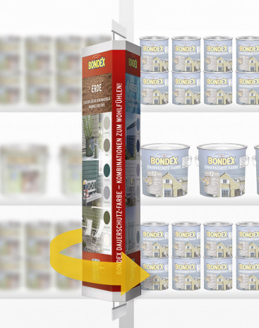Bondex, Kundenstopper, neue Farbwelten