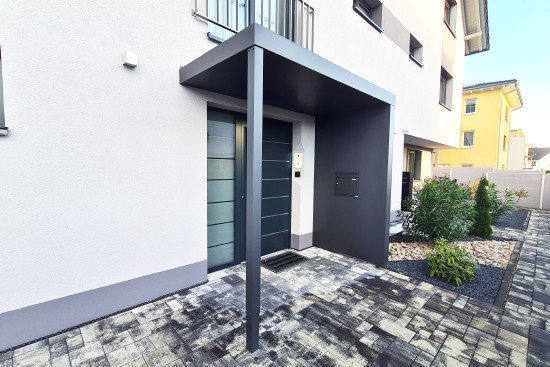 Auch für die individuelle Konfiguration von Haustürvordächern hat Gutta&nbsp;ein entsprechendes Onlinetool entwickelt.&nbsp;