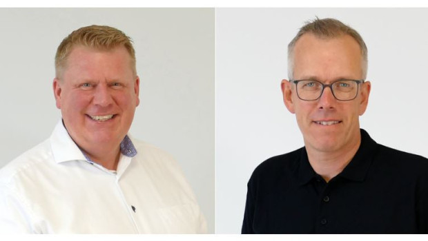 Marcus Bielefel (links) und Oliver Tiepelmann gehören nun zur Soudal-Mannschaft.&nbsp;