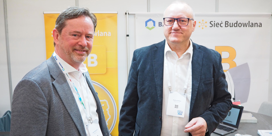 Heinz Wieczorek (l.) und Rajmund Kokot auf dem Handelsforum 2025.