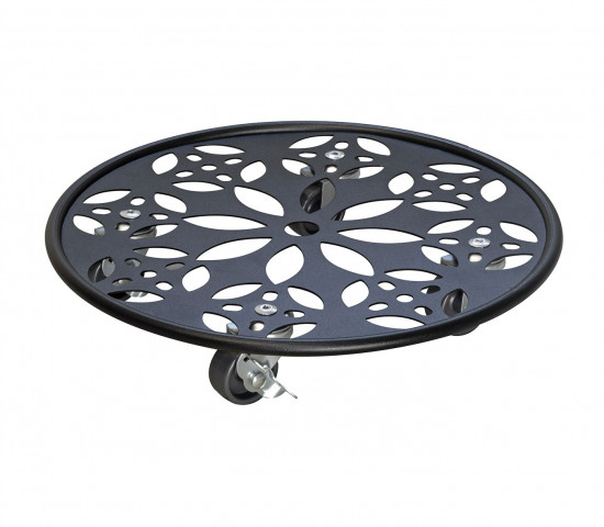 Neu im Kernsortiment der Pflanzenroller&nbsp;sind unter anderem Modelle mit&nbsp;Metallträgerplatte in trendigem Matt-Schwarz.