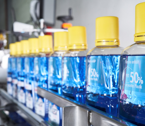 Die Verpackungen enthalten einen großen Anteil an Recyclingmaterialien.&nbsp;