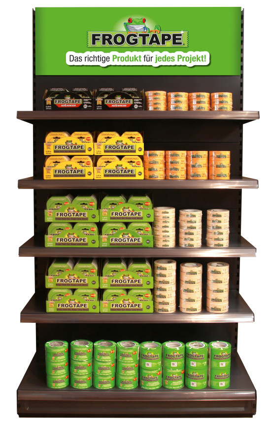Frogtape will mit seinem optimierten Auftritt am stationären POS, ebenso wie im Netz und im TV für mehr Markenpräsenz sorgen.&nbsp;