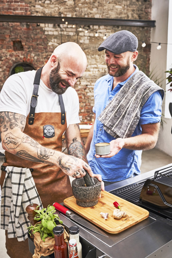 Grillen dieses Jahr nur online: Die Char-Broil BBQ Brothers, die das Real American BBQ kommunizieren.