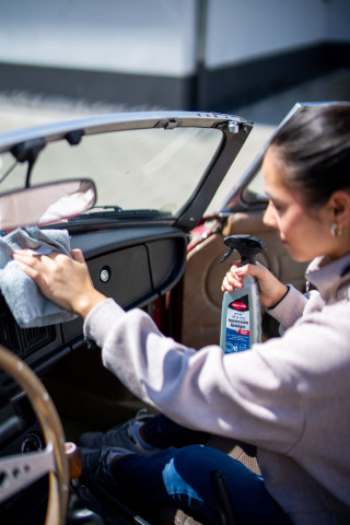 … ebenso wie für die ­Fahrzeugpflege. &nbsp;&nbsp;