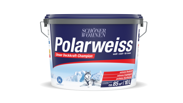 Schöner Wohnen Polarweiss punktete insbesondere mit seinen Verarbeitungseigenschaften.&nbsp;