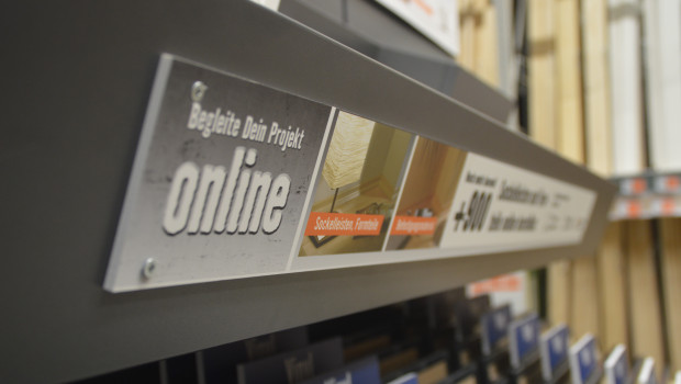 Im Baumarktsegment bewegt sich der Online-Umsatz des Weihnachtsgeschäfts bislang auf Vorjahresniveau.