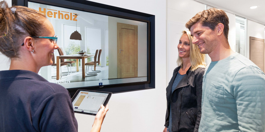 Videro, Beratung mit Touchfunktion