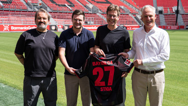 Stiga verlängert Partnerschaft mit Bayer Leverkusen