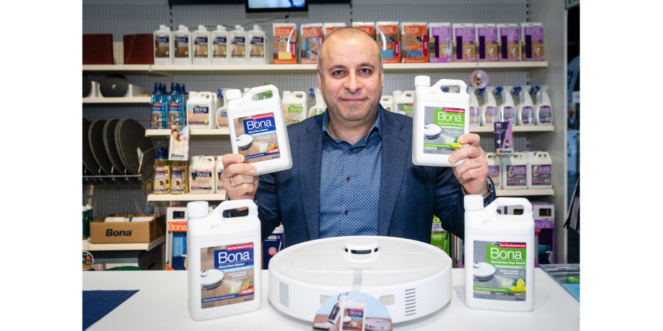 Bona bietet Reiniger für Holz und Hartböden mit frischer Duftnote. Eduard Faizulaev sieht hier enormes Potenzial für Baumärkte. &nbsp;&nbsp;