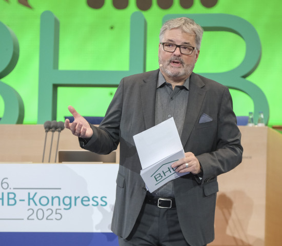 BHB-Hauptgeschäftsführer Peter Wüst freute sich über mehr als 500 Teilnehmer beim diesjährigen BHB-Kongress.