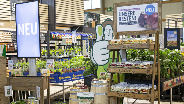 Auf der Pro Garten & Tier hat die Sagaflor-Zentrale ihren Mitgliedern auch 2020 Vermarktungskonzepte wie hier zum Thema Selbstversorgung präsentiert. Auf der Pro Garten & Tier hat die Sagaflor-Zentrale ihren Mitgliedern auch 2020 Vermarktungskonzepte wie hier zum Thema Selbstversorgung präsentiert.