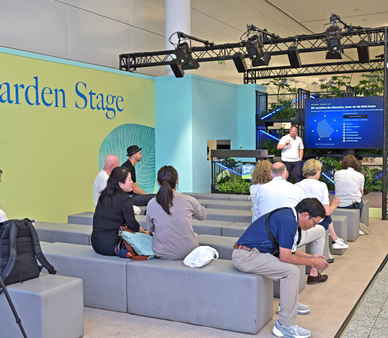 Digitale Lösungen, Retail-Konzepte und Zukunftsthemen standen auf dem Programm der „Digital Garden Stage“.
