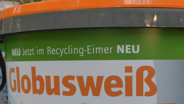 Recyclingmaterial in der Verpackung - hier ein Beispiel der Eigenmarke von Globus Baumarkt - kann ein Verkaufsargument sein. Recyclingmaterial in der Verpackung - hier ein Beispiel der Eigenmarke von Globus Baumarkt - kann ein Verkaufsargument sein.