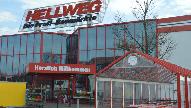 Hellweg erreichte in der Kategorie Baumärkte Platz 1.