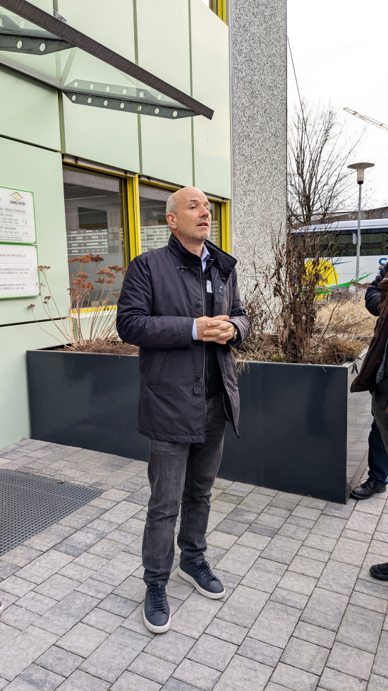 Besuch am Rabensteiner-Hauptsitz in Brixen ist auch für CEO Klaus Wierer eher eine Seltenheit.