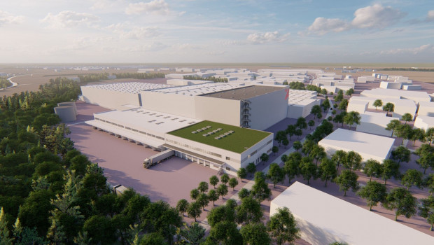 Im Zuge der aktuellen Baumaßnahme entsteht beim Häfele-Versandzentrum auf dem Nagolder Wolfsberg ein viertes Hochregallager, das Anfang 2022 in Betrieb gehen wird.