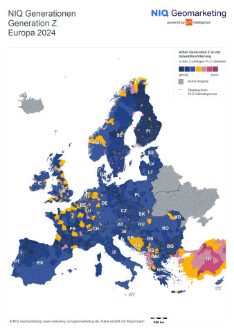 NIQ Generationen Generation Z Europa 2024.