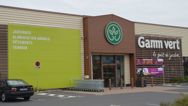 Gamm vert ist eine der führenden Gartencenterketten in Frankreich.