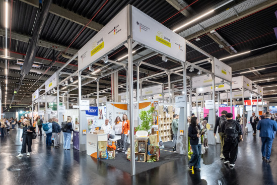 Das Ideen-Hub: 59 Start-ups aus aller Welt haben ihre Produkte präsentiert.&nbsp;