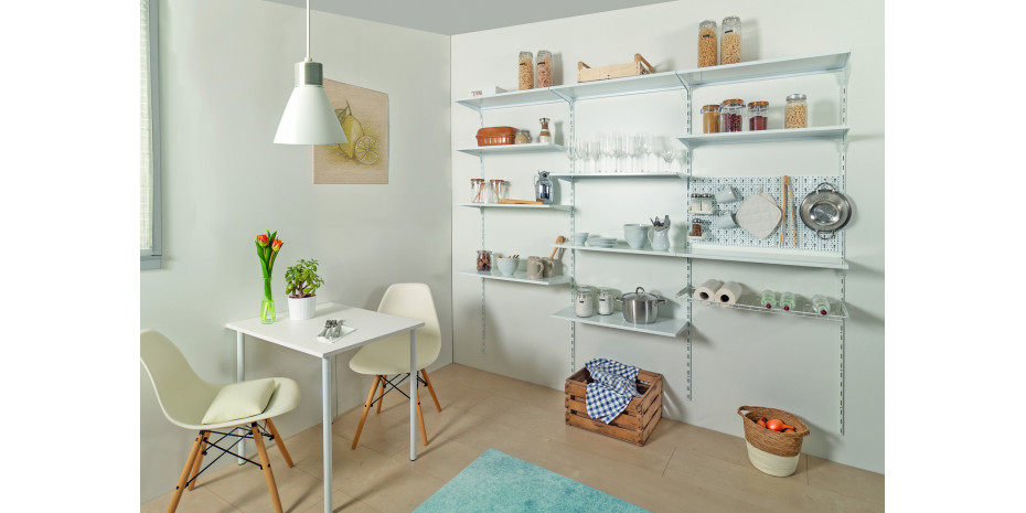 DIY beziehungsweise&nbsp;Alfer Element System stellt Regal- und Aufbewahrungs­systeme her.&nbsp;