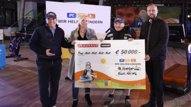 Bauhaus und Logoclic unterstützen den RTL-Spendenmarathon
