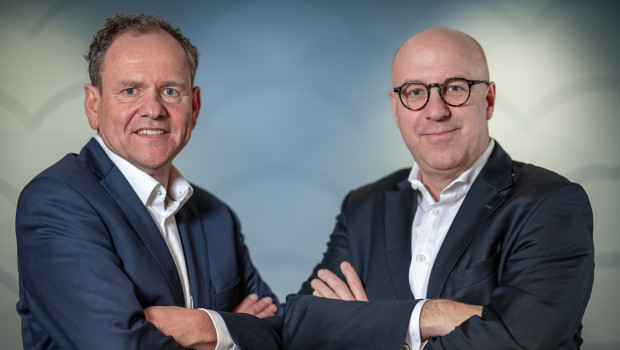 Frank Duijst (l.), bislang CFO von EK Retail, übernimmt den Posten den CEO von Martin Richrath.