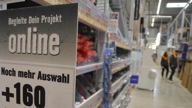 Hornbach, Bauhaus und Hellweg setzen sowohl auf den stationären Handel als auch auf den Online-Verkauf.&nbsp;