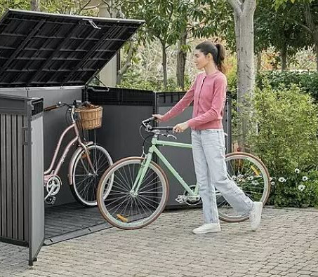 Keter Signature Collection: Fahrradbox im Design Venetian