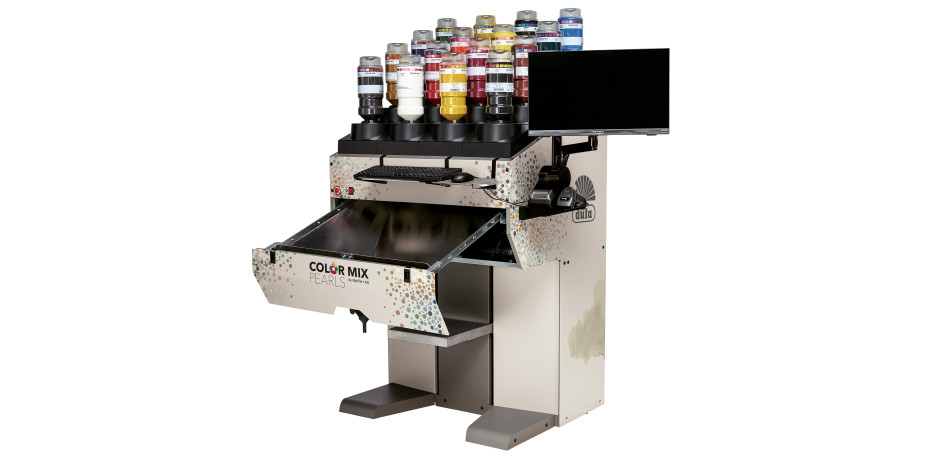 Die Mischmaschine für den DIY-Handel ist nahezu ­wartungsfrei, ein Vorteil&nbsp;für die Mitarbeiter am POS.