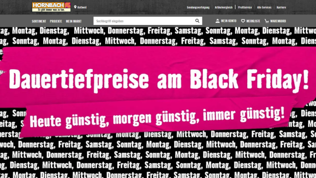 So sieht die Startweite von Hornbach heute aus. So sieht die Startweite von Hornbach heute aus.