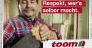 Horizont-Nutzer wählen Toom-Werbung auf Platz 1