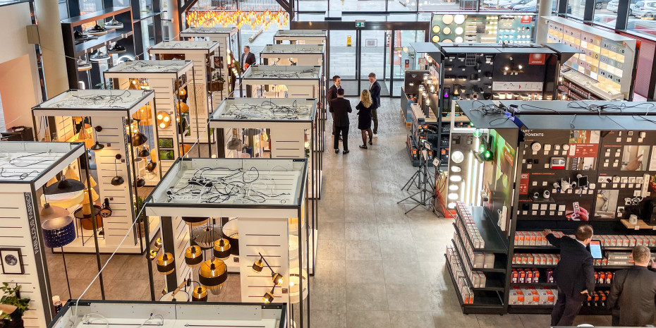 Bei Ledvance hatte man groß aufgefahren und 700 Leuchten aus Garching ins Sauerland gebracht. &nbsp;&nbsp;