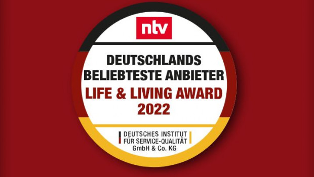 Die Auszeichnung wird von NTV und dem Deutschen Institut für Service-Qualität verliehen. Die Auszeichnung wird von NTV und dem Deutschen Institut für Service-Qualität verliehen.