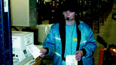Freihändige Logistik