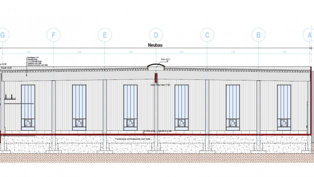 Ansicht des neuen Fackelmann-Logistik-Centers in Hersbruck.
