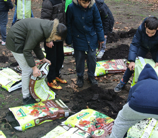 ASB Grünland unterstützt die Arbeit von Ackerdemia mit Bio-Gemüseerde und Bio-Gemüsedünger.