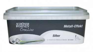 Metallischer Glanz auf Wänden