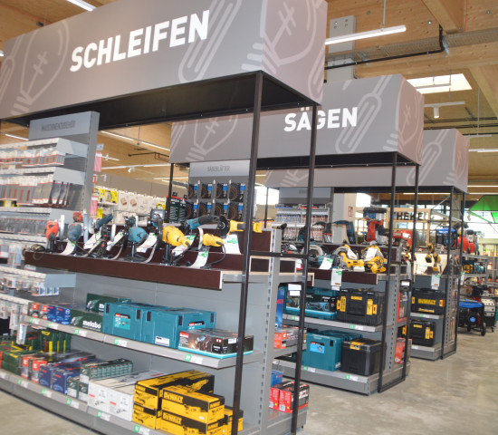 So werden Elektrowerkzeuge präsentiert.